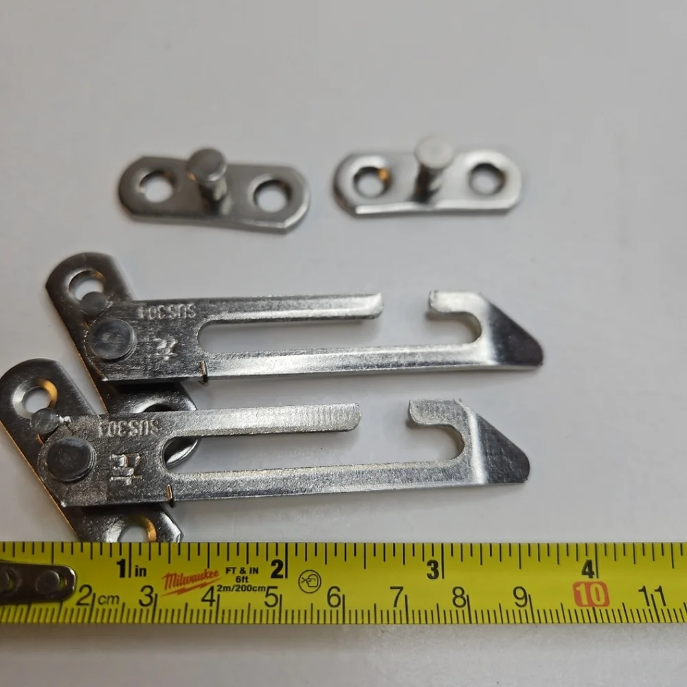 3 Set Silver Mount Hook
